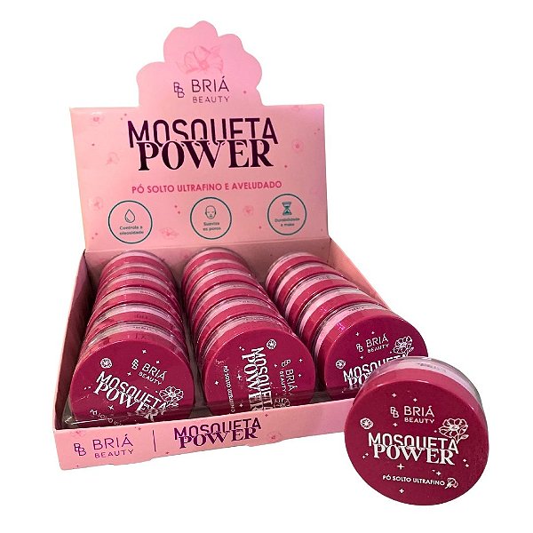Pó Solto Mosqueta Power Briá Beauty BB0058 - Box c/ 18 unid