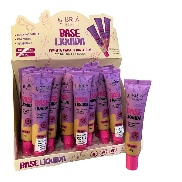 Base Líquida Box B Briá Beauty BB0070 - Box c/ 24 unid