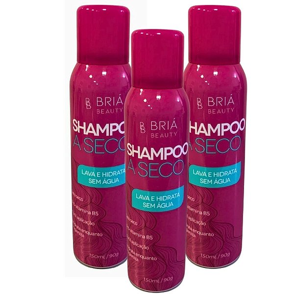 Shampoo a Seco Briá Beauty BB0110 - Kit c/ 03 unid