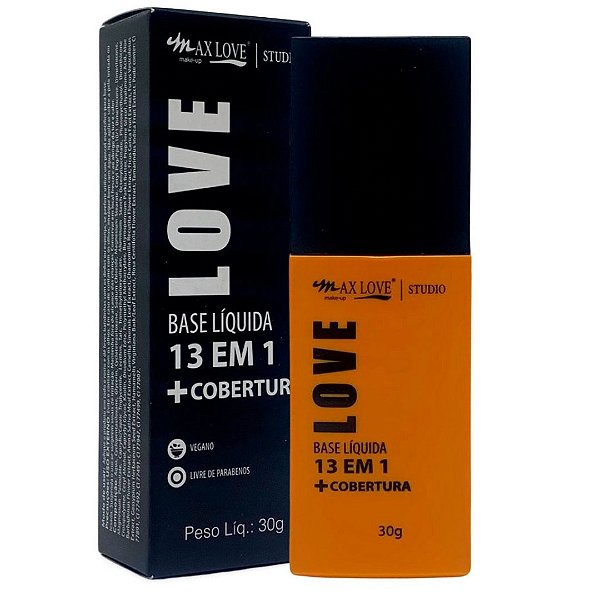 Base Líquida 13 em 1 + Cobertura Love Cor 407 Max Love