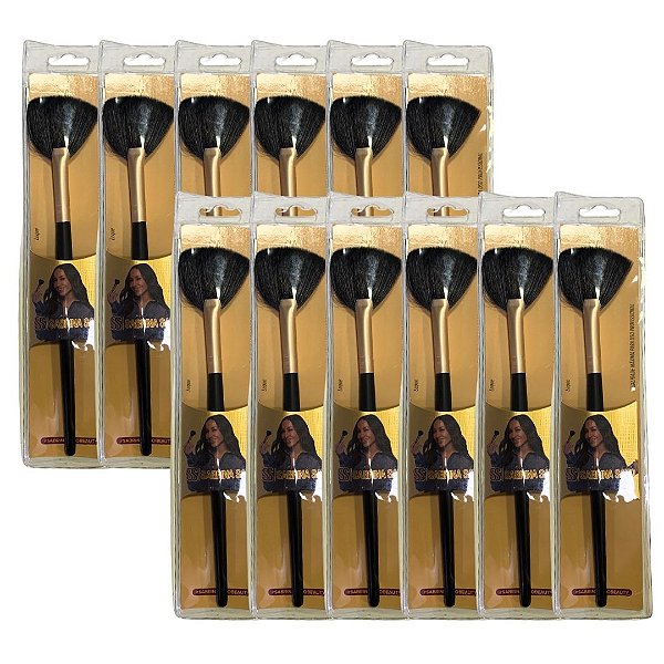 Pincel Leque Sabrina Sato SP018 - Pcte c/ 12 unid
