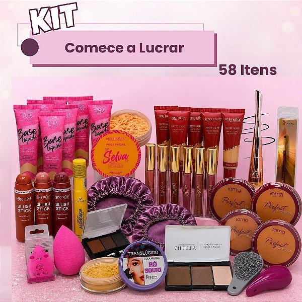 Kit Comece a Lucrar - 58 Itens