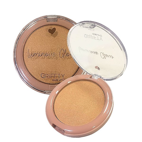 Iluminador Compacto Luminous Glow Griffty Makeup GF-B505 Cor 01
