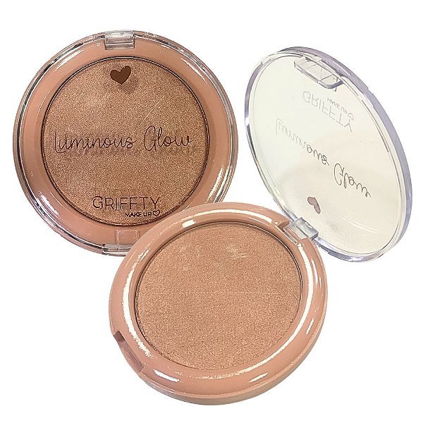 Iluminador Compacto Luminous Glow Griffty Makeup GF-B505 Cor 03