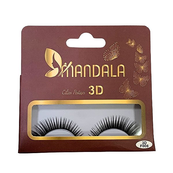 Cílios Postiços 3D F006 Mandala MC018