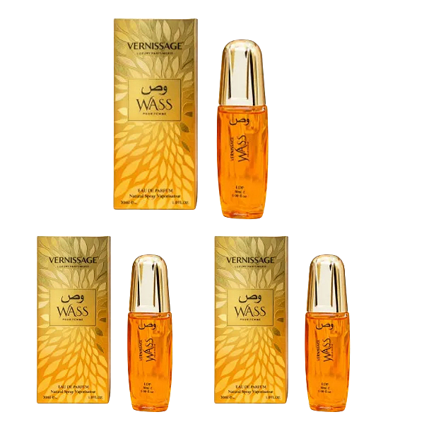 Perfume Waas Pour Femme 30ml Vernissage - Kit C/ 03 Unid