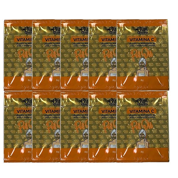 Mascara Facial Peel Off Vitamina C Bem Me Quero - Kit C/10 Unid