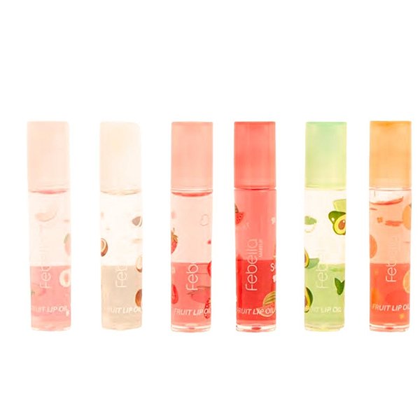 Lip Oil Fruit Febella LG40537 - Kit c/ 06 unid