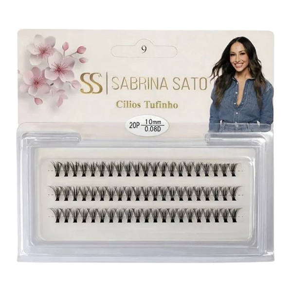 CÍlios Postiço Tufinho 10mm Sabrina Sato Sp3334