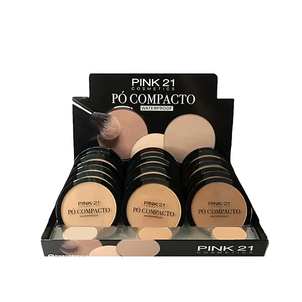 PÓ Compacto Pink 21 Cs6659 - Box 24unid
