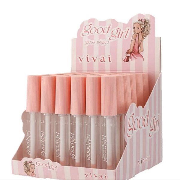 Lip Gloss Mágico Good Girl Vivai 3328.1.1 - Box C/ 36 Unid