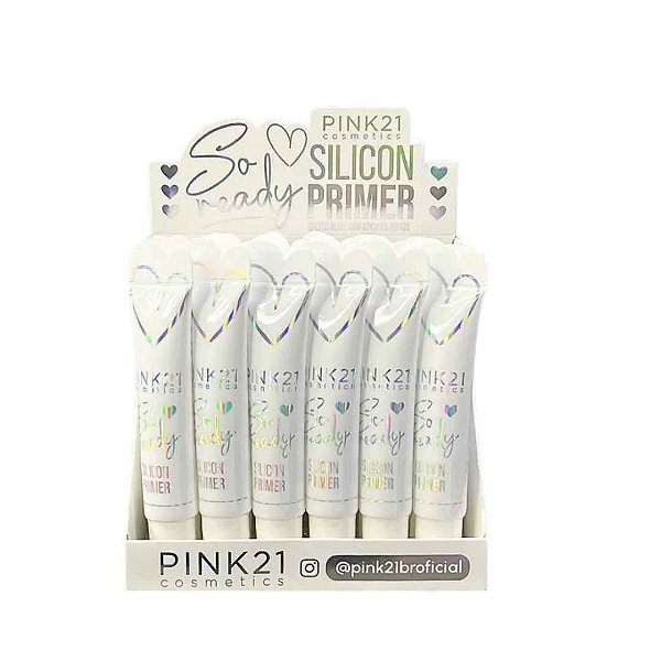 Primer Silicon Efeitu Blur Pink 21 CS6101 - Box c/ 24 unid