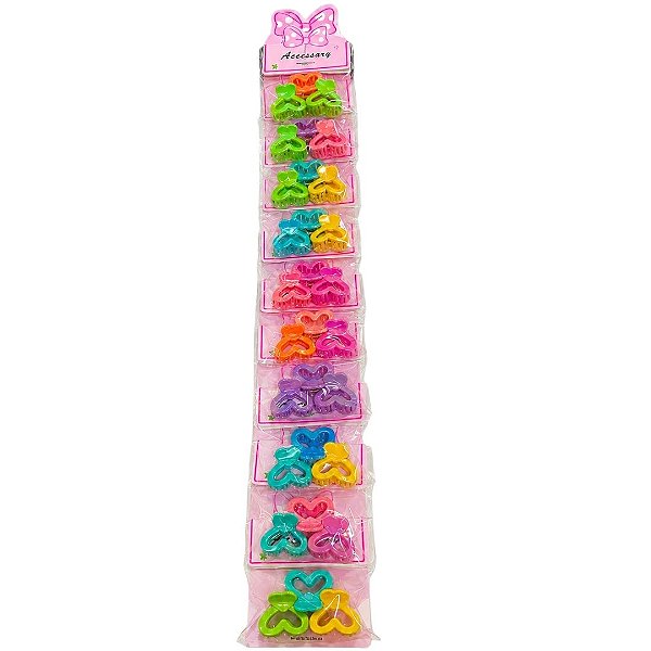 Kit Infantil de 03 Mini Presilhas Pcte c/ 10unid