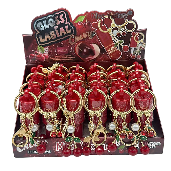 Gloss framboesa Cherry JSL079 - Box c/ 24unid