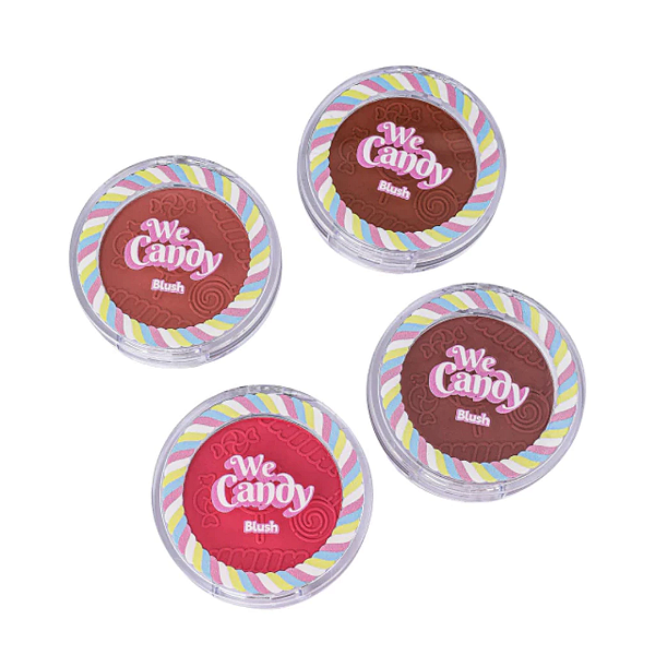 Blush Compacto We Candy Vivai 4124.1.1 - Kit c/ 04 unid
