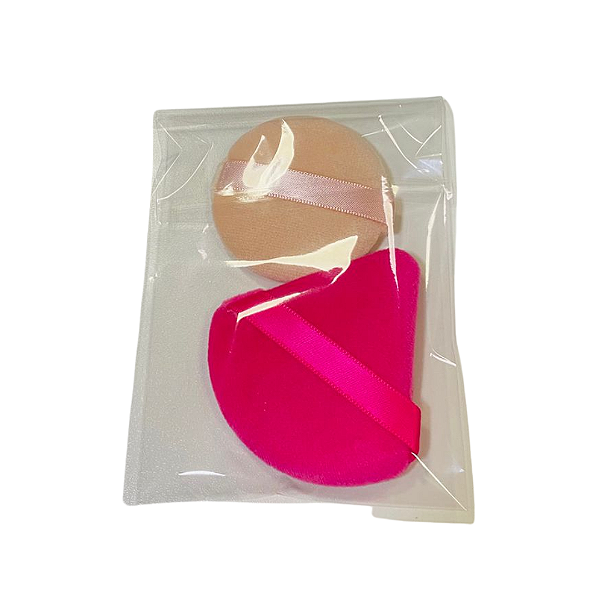 Kit Com 02 Esponjas Para Pó Facial