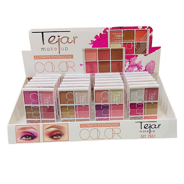 Paleta de Sombra Ultimate Eyeshadow Color tejar 2661 - Box c/ 24 unid