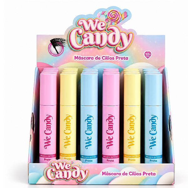 Máscara De Cílios We Candy Vivai 2234.1.1 - Box c/ 24 unid