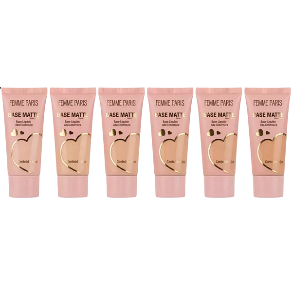 Base Matte Femme Paris FR162 - Kit c/06unid