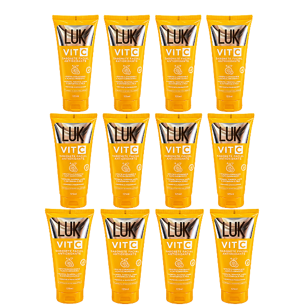 Sabonete Facil Vitamina C Luk - Kit c/ 12unid