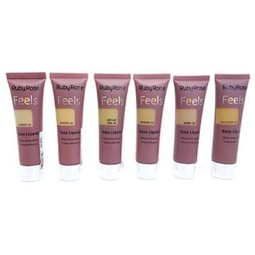 Base Líquida Feels Ruby Rose HB-8053 Group 02 - Kit c/ 06 unid