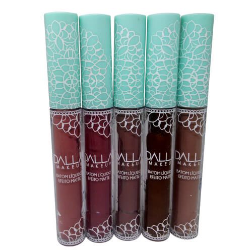 Batom Liquido Efeito Matte Dalla DL-0808 - Kit c/ 10 unid