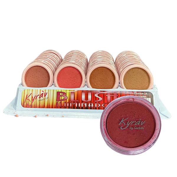 Blush Iluminador Pocket 3g Kyráv 722 - Box c/ 24 unid