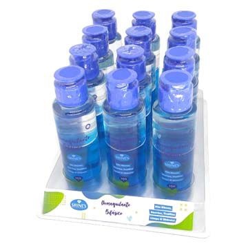 Demaquilante Bifásico Shine’s SHDMBF - Box c/ 12 unid