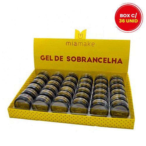 Gel para Sobrancelha Mia Make 1176 – Box c/ 36 unid