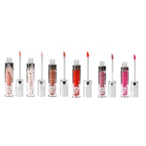 Gloss Wow Shiny Lips Ruby Rose HB-8218 - Kit c/ 06 unid