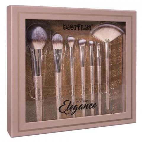 Kit Pincel Profissional Elegance Macrilan ED700