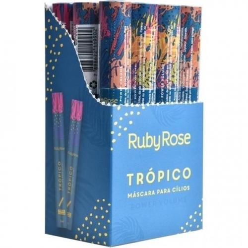 Máscara para Cílios Trópico Power Volume Ruby Rose HB-501 - Box c/ 12 unid