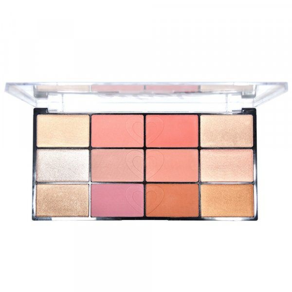 Paleta de Blush e Iluminador Artist Cheek Ruby Rose HB-7219