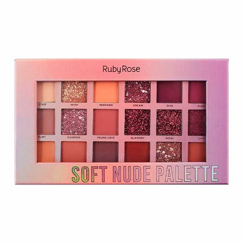 Paleta de Sombra Soft Nude Feels Ruby Rose HB-1045