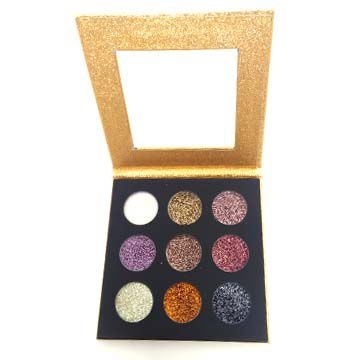 Paleta de Sombras Shine Glitter Cremoso Ruby Rose HB-8407-G
