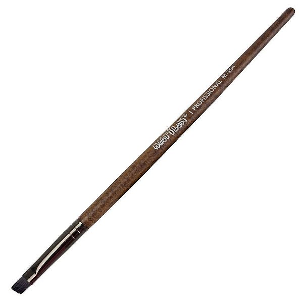 Pincel Profissional Chanfrado para Delinear Macrilan M104