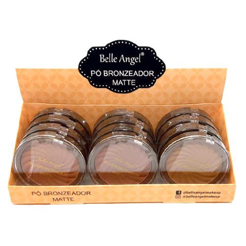 Pó Bronzeador Matte Belle Angel B003 - Box c/ 12 unid