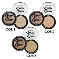Pó Iluminador Facial Glow Baby Glow Dalla Makeup DL0506 - Kit c/ 03 unid