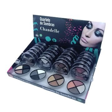 Quarteto de Sombras Chandelle - Box c/ 24 unid