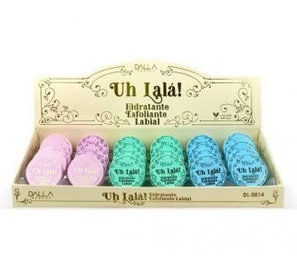 Uh Lalá Hidratante Esfoliante Labial Dalla DL-0814 - Box c/ 24 unid