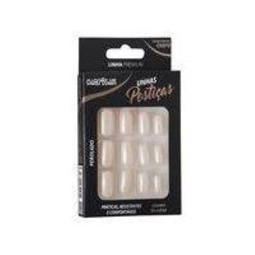 Unhas Postiças Macrilan Linha Premium Curto Perolado UP203A