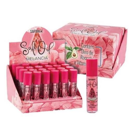 Batom Lip Oil Safi Oil Melancia Safira – Box c/ 24 unid