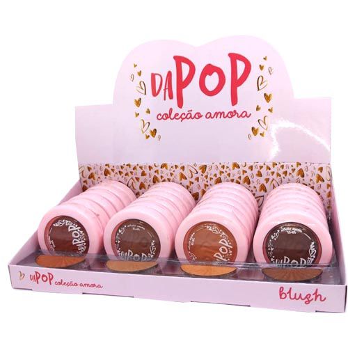 Blush Facial Coleção Amora Dapop DP2012 – Box c/ 24 unid