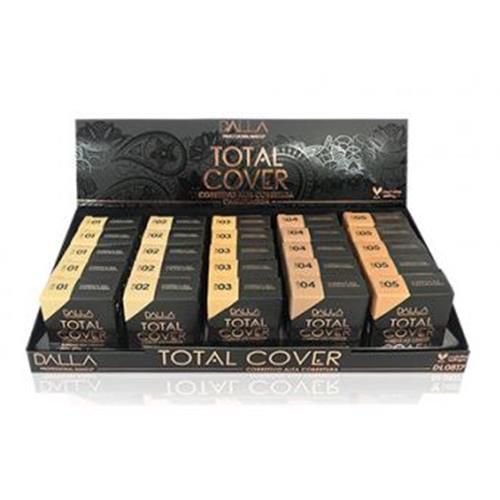 Corretivo Camuflagem Total Cover Cor 01 ao 05 Dalla DL0816 – Box c/ 25 unid