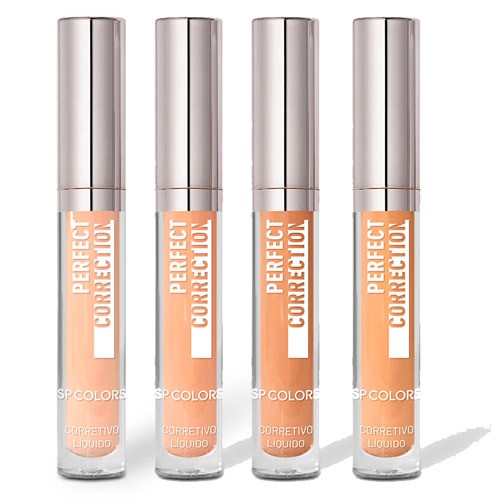 Corretivo Líquido Perfect Correction SP Colors SP064 – Kit c/ 04 unid