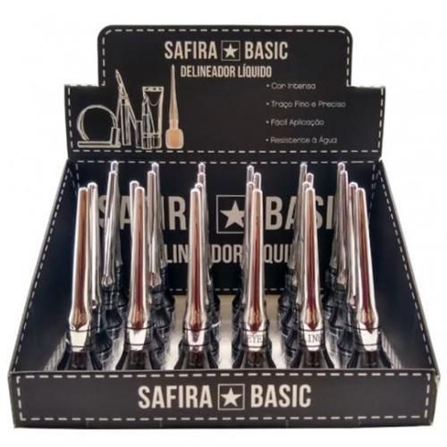 Delineador Líquido Safira – Box c/ 24 unid