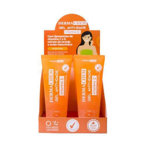 Gel Anti-Idade Vitamina C Dermachem – Box c/ 06 unid