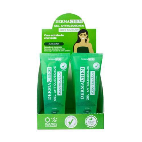 Gel Antioleosidade Ácido Salicílico Dermachem – Box c/ 06 unid