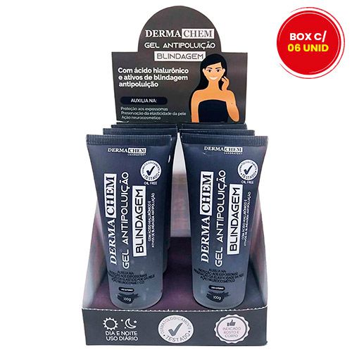 Gel Antipoluição Blindagem Dermachem – Box c/ 06 unid