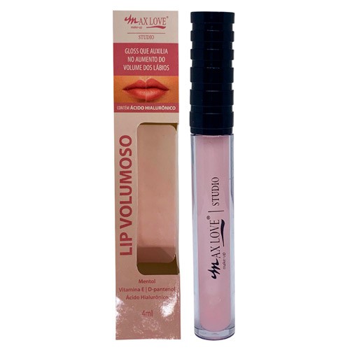 Gloss Lip Volumoso Vegano Cor 04 Max Love